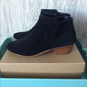 Jack Rogers Black suede booties Size 10 “Bailee”